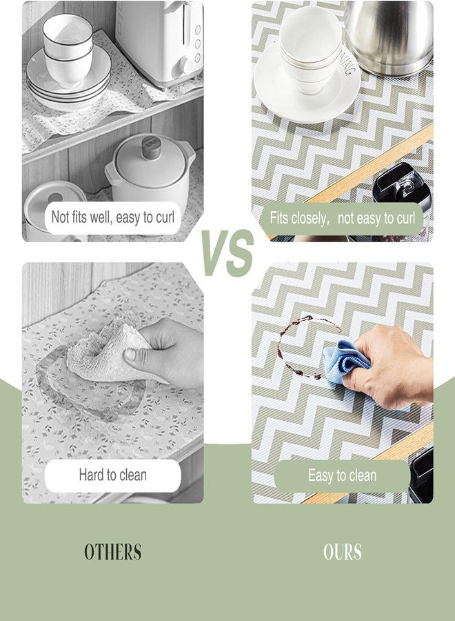 Star Work Non Adhesive Shelf Liners, Kitchen Cabinets,Non Slip Drawer Liners, Kitchen,Waterproof Cabinet Liners, (Cream Aztec,45 Cm X 5 M) - Ethylene Vinyl Acetate,Geometric - Image 3